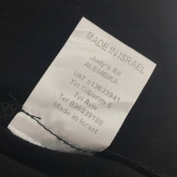 Urban by Alembika Asymmetrical Black Funnel Neck Dress XS - Picture 9 of 9